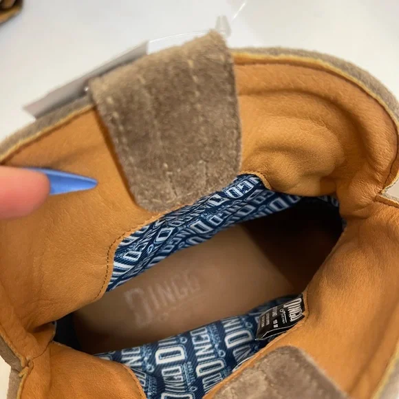dingo Taupe Suede Western Booties - Picture 6 of 7